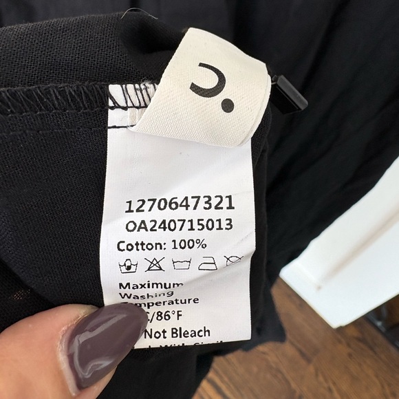 Commense Black and White Maxi Dress size Medium - Picture 8 of 8